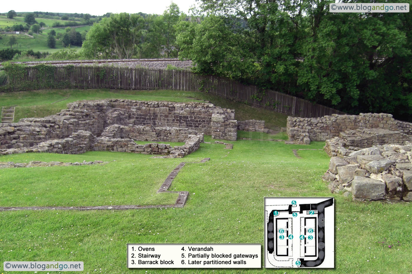 Hadrian's Wall Path - Milecastle 48, Looking North